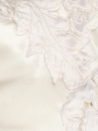 ERMANNO SCERVINO Embroidered Satin Long Dress