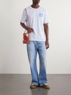 LOEWE - Paula's Ibiza Logo-Embroidered Cotton T-Shirt - Blue
