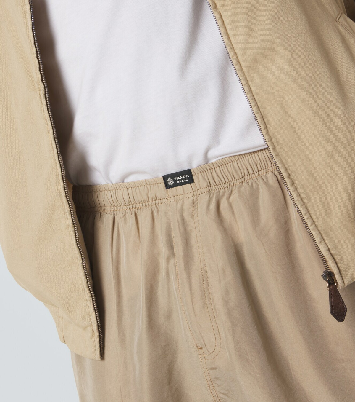 Prada Silk Bermuda shorts