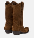 Saint Laurent - Lukas Western 40 suede boots