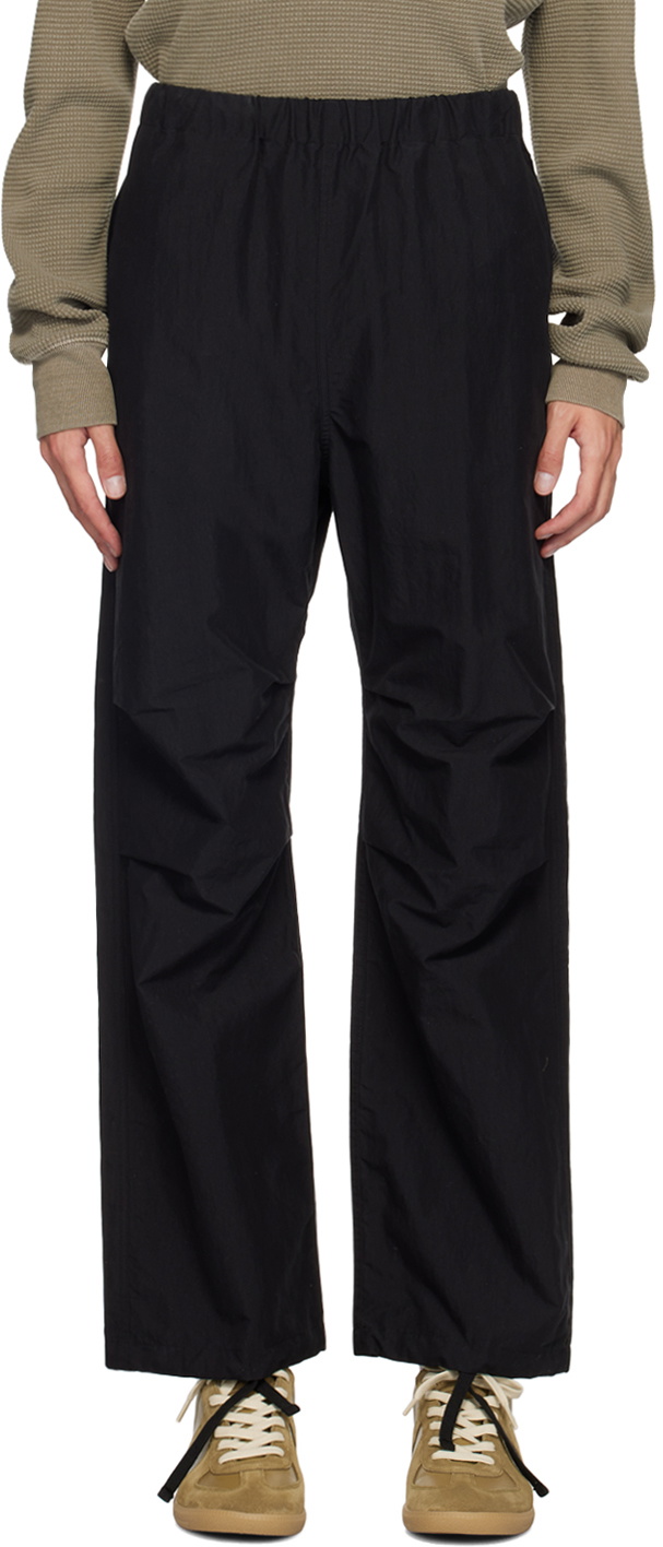 John Elliott Black Himalayan Parachute Trousers