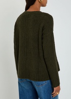 Eileen Fisher Pintuck Bouclé Jumper Brown