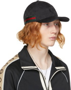 Gucci Black Canvas Original GG Baseball Cap