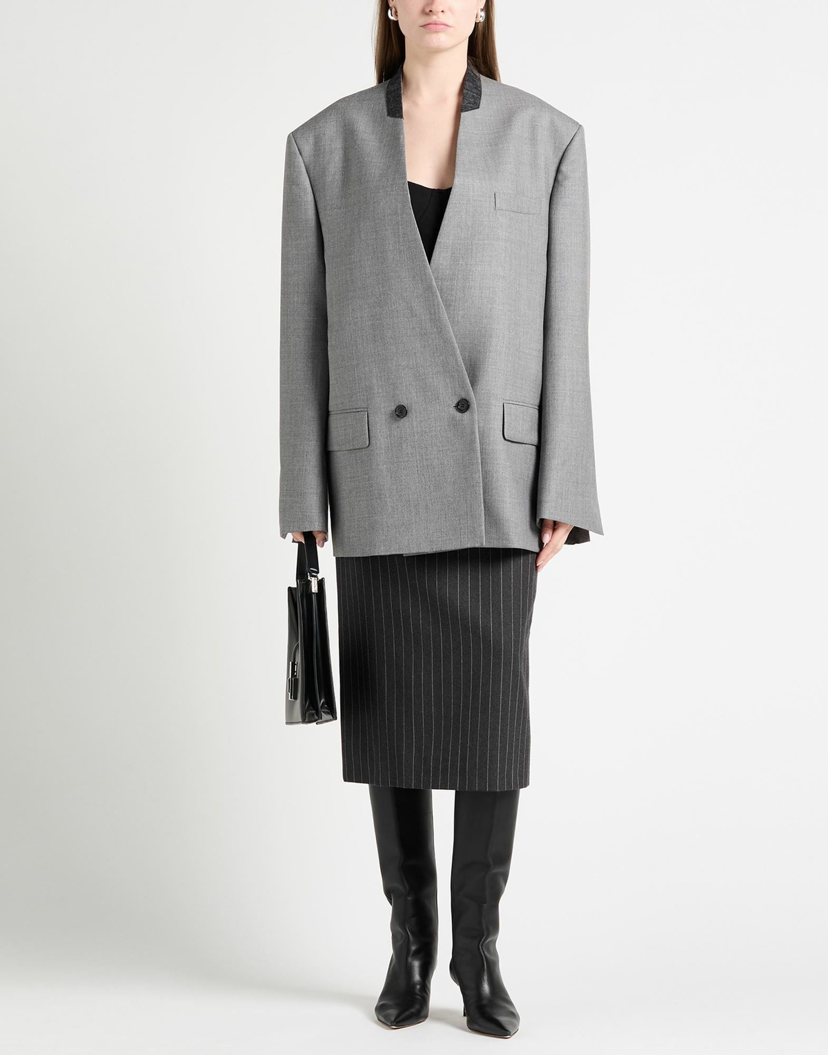 Moschino Couture Womens Blazer in Grey