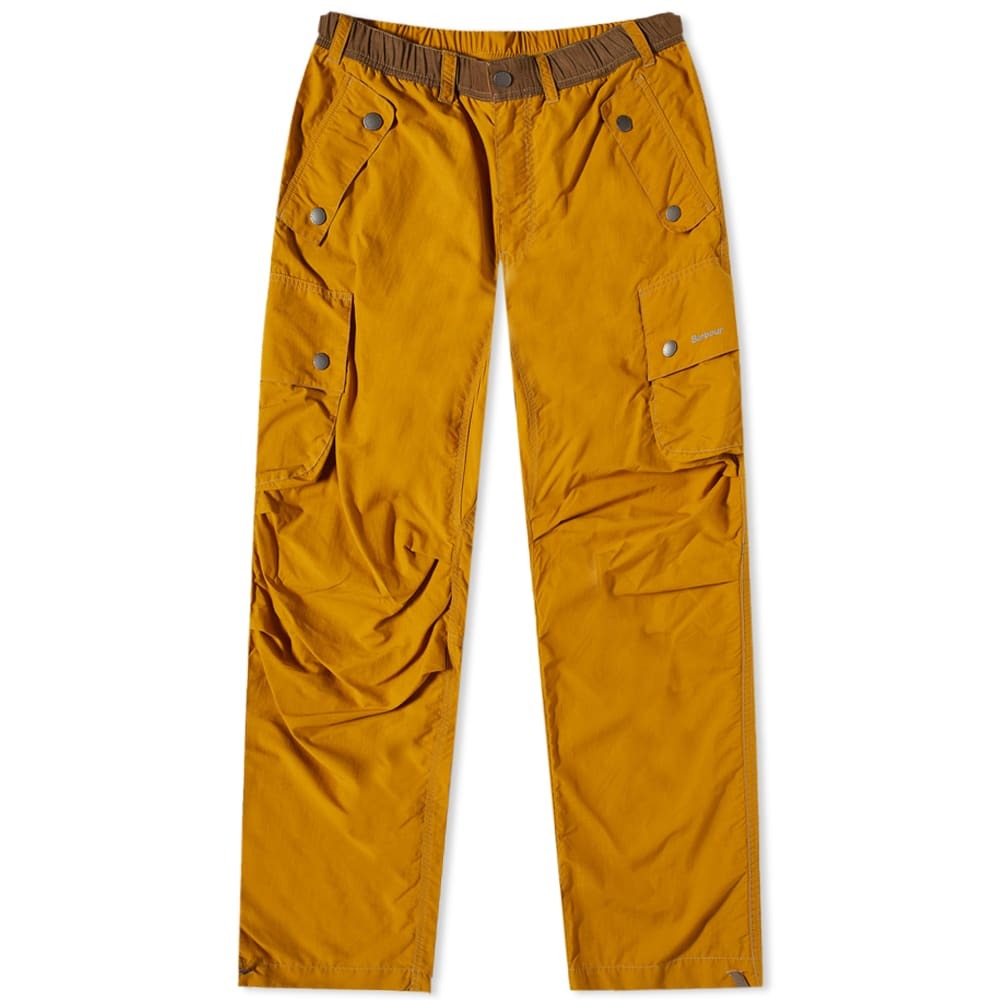 Barbour x and wander Splits Pant in Yellow Barbour