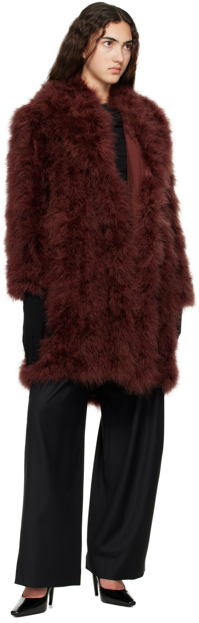 Yves Salomon Black Cashmere Gloves