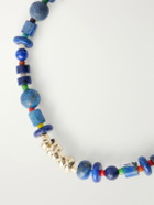 Luis Morais - 14-Karat Gold Lapis Lazuli Beaded Bracelet