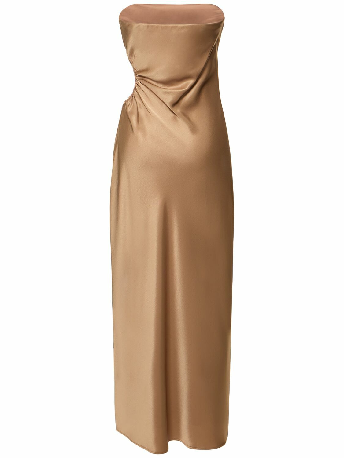 nevaeh satin dress ASTR THE LABEL NEVAEH SATIN LACE MIDI DRESS IN NAVY