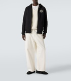 Moncler Logo cotton zip-up hoodie