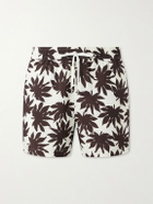 Onia - Charles Straight-Leg Mid-Length Printed Swim Shorts - Brown