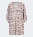 Melissa Odabash Josie chevron knitted kaftan