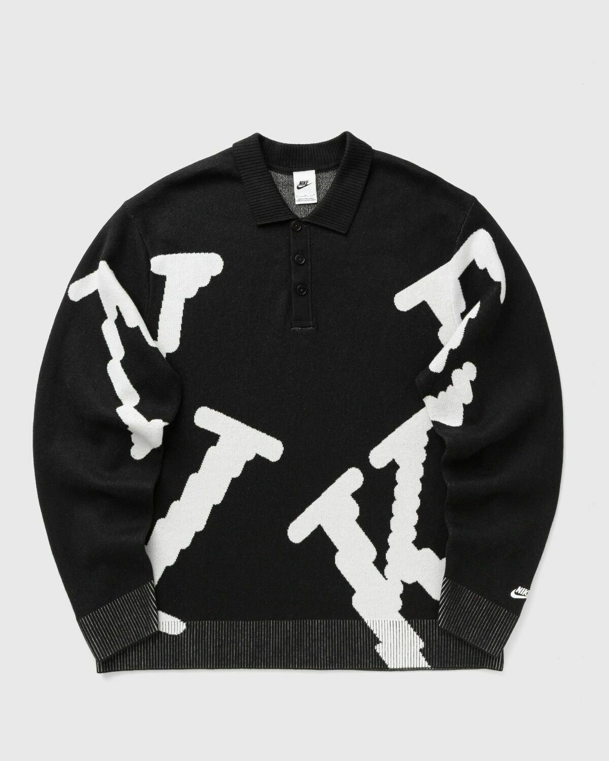 Nike CLUB RUGBY TOP NEO VAR Black Mens Longsleefe Nike