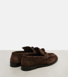 Bottega Veneta Astaire Knot suede loafers