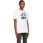 Off-White White Slim World Caterpillar T-Shirt