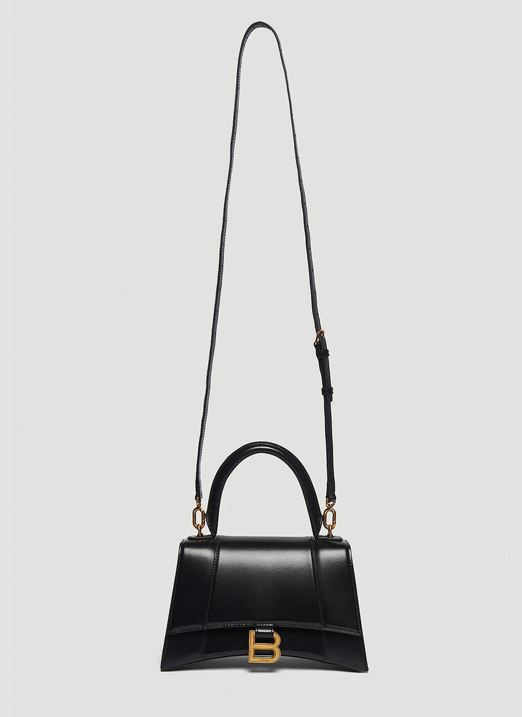 Hourglass Handbag in Black Balenciaga