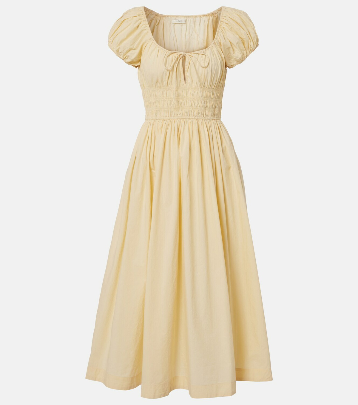 Dôen Quinn cotton poplin midi dress