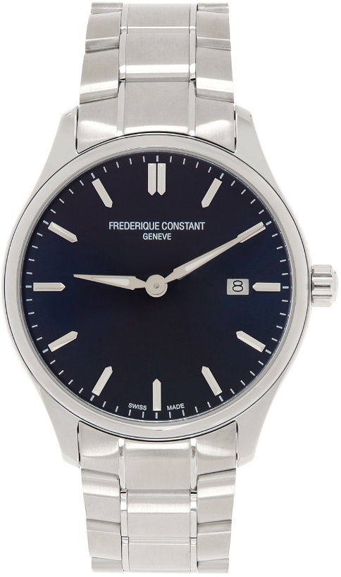 Photo: Frédérique Constant Silver & Navy Classics Quartz Watch