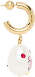 Safsafu SSENSE Exclusive Gold Easter Single Earring