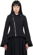 Noir Kei Ninomiya Black Peplum Jacket