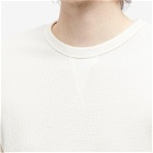 Sunspel Men's Long Sleeve Waffle T-Shirt in Ecru