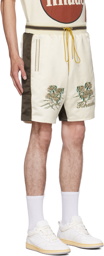 Rhude Off-White Souvenir Shorts