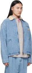 Carhartt Work In Progress Blue OG Detroit Denim Jacket