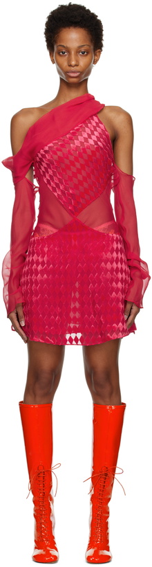 Photo: Maximilian Davis Red Nightfall Minidress