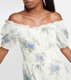 LoveShackFancy Lai floral cotton minidress