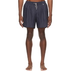 Loro Piana Navy Linen Miami Bay Swim Shorts