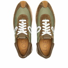 Loewe Men's Flow Runner Sneakers in Dark Khaki