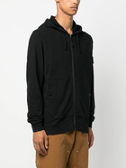 STONE ISLAND - Logo Cotton Hoodie