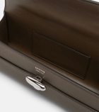 Savette Symmetry Slim Medium leather top-handle bag