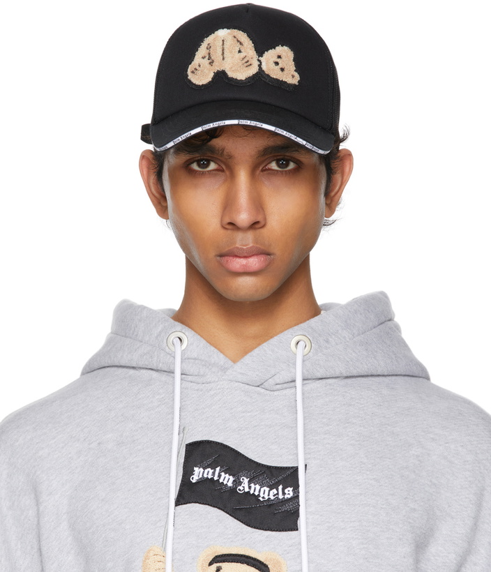 Photo: Palm Angels Black Bear Trucker Hat