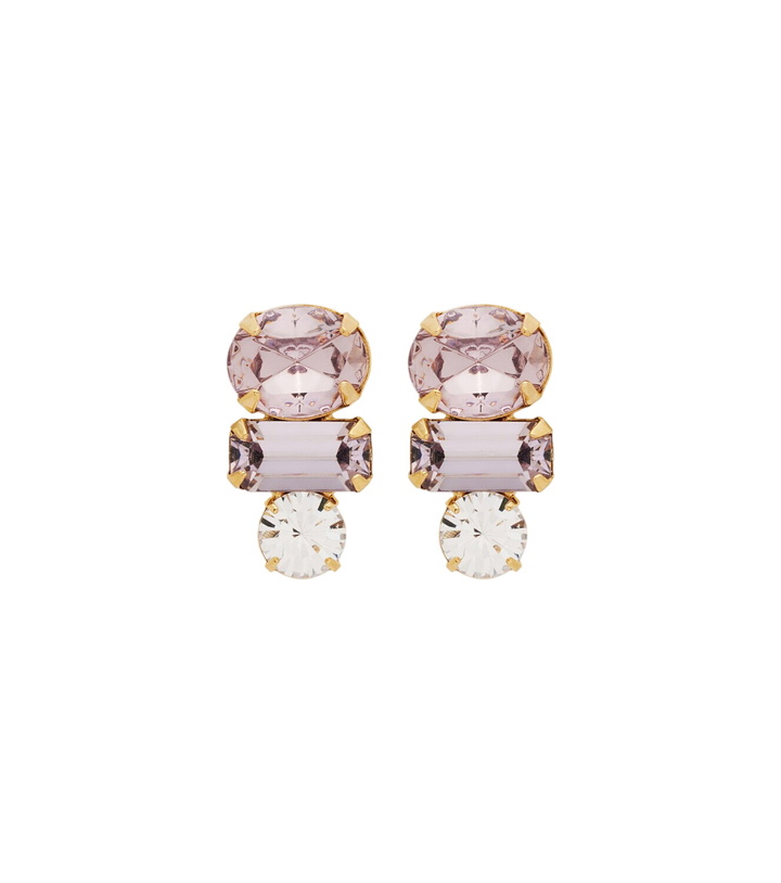 Photo: Jennifer Behr Patricia crystal-embellished earrings