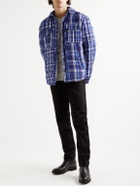 Polo Ralph Lauren - Fleece-Lined Checked Quilted Cotton-Flannel Shirt Jacket - Blue