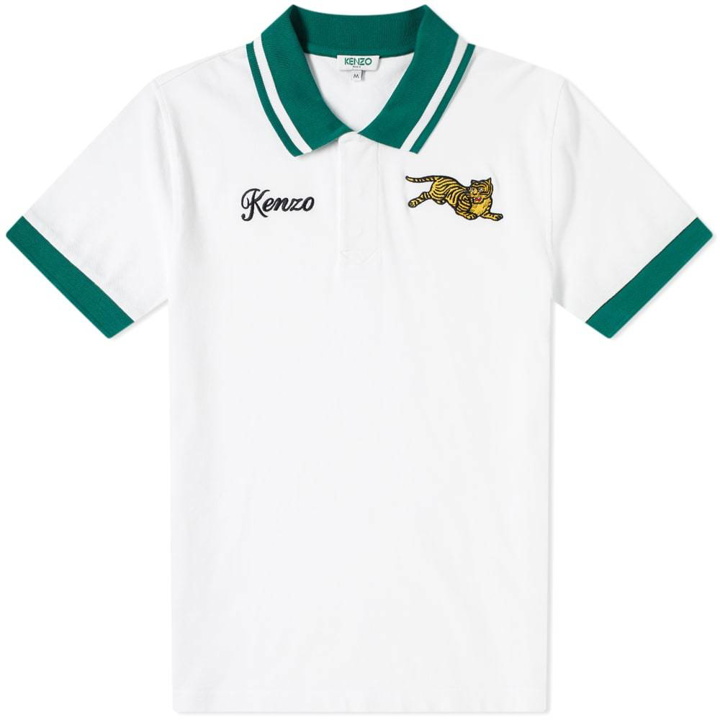 Photo: Kenzo Jumping Tiger Polo White