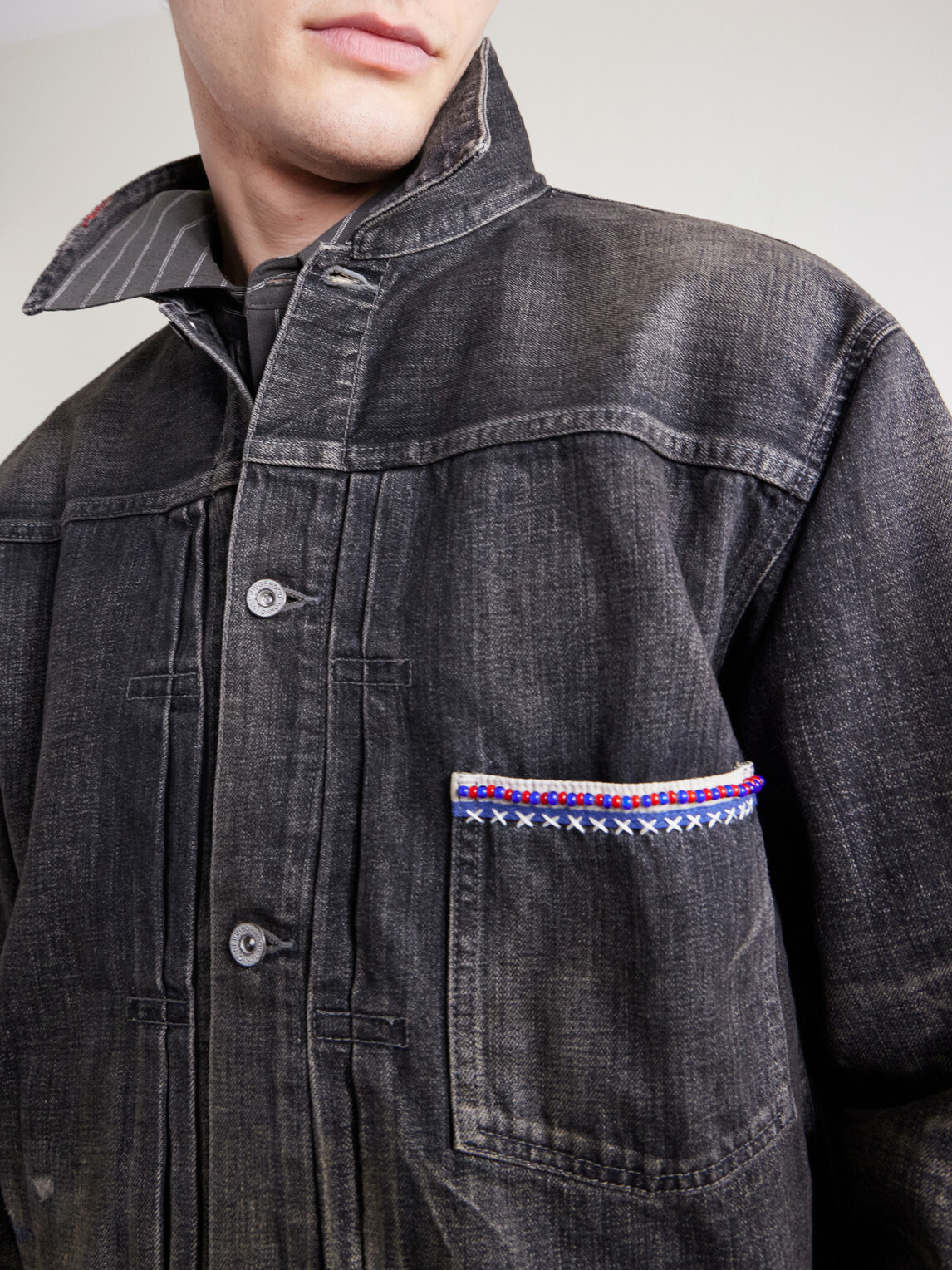 Neighborhood - Savage Type-1 Denim Jacket - Black Neighborhood