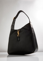 Saint Laurent Le 5 à 7 Padded Leather Hobo bag - Black - One Size