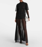 The Frankie Shop Zolli sheer mesh T-shirt