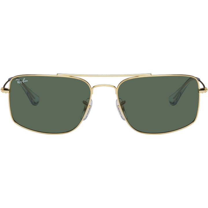 Photo: Ray-Ban Gold Explorer III Sunglasses