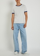 Agolde Afton Relaxed Straight-leg Jeans Light Blue