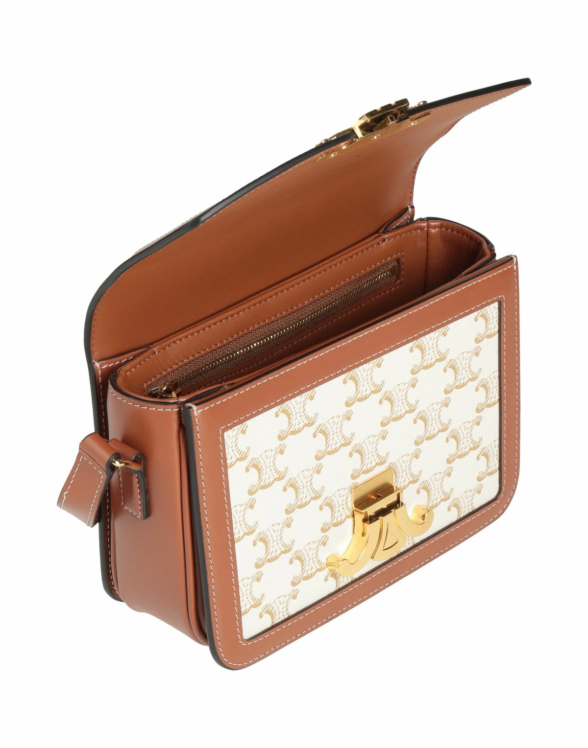 Celine Womens Cross-body bag in Off white