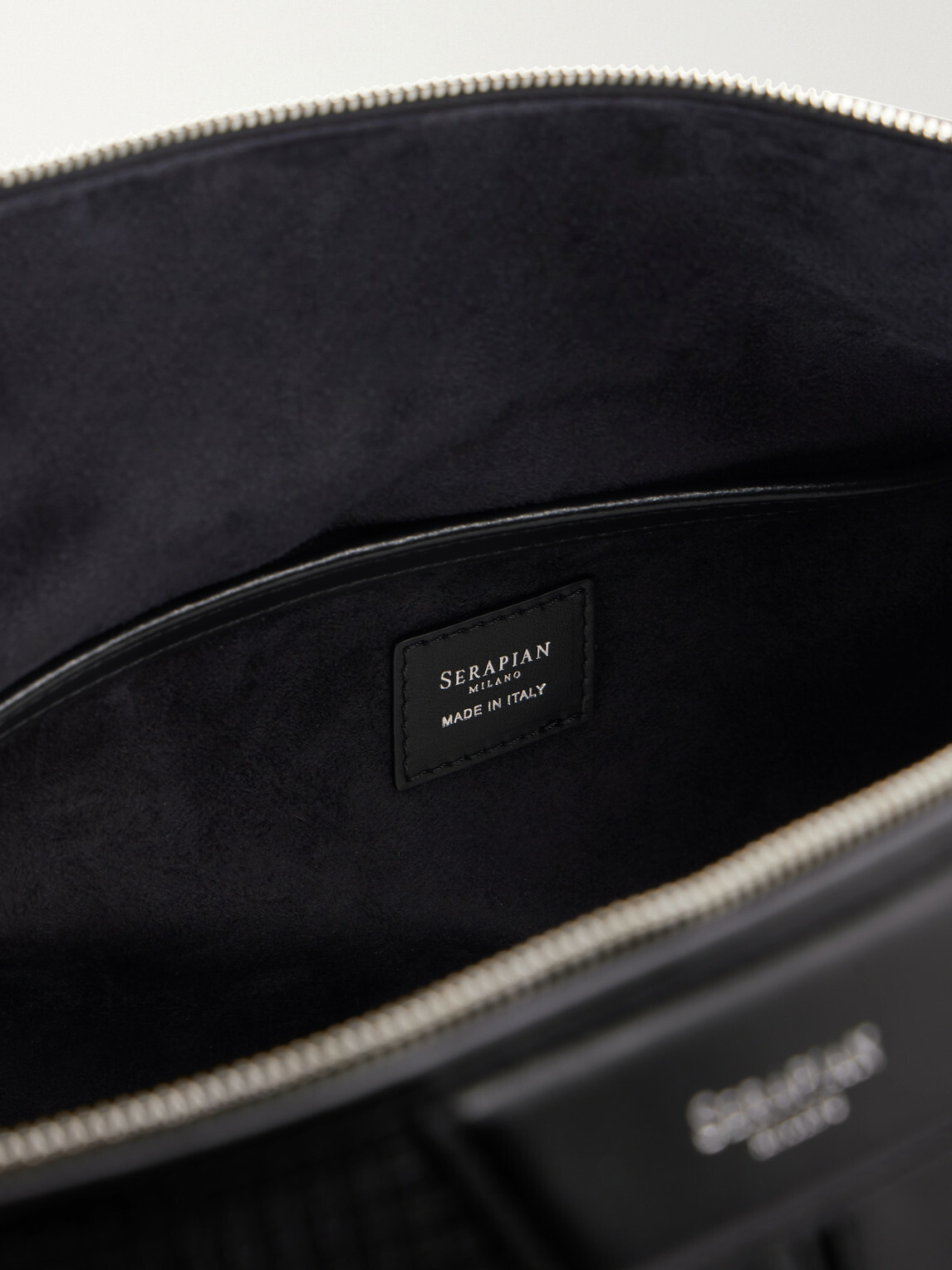 Serapian - Holdall Leather-Trimmed Coated-Canvas Bag
