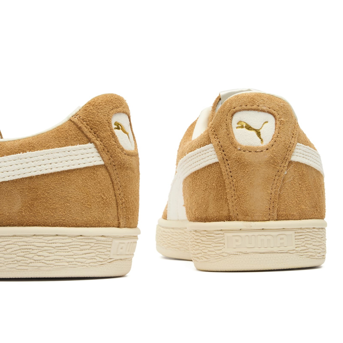 Puma Suede Charles F. Stead IV Sneaker in Honey Butter/White
