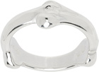 TAKAHIROMIYASHITA TheSoloist. Silver Bone Shaped Band Ring
