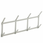 HAY Tape Coat Rack - Small in Metallic Grey 