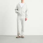 SKIMS Men's Zip Hoodie in Light Heather Grey