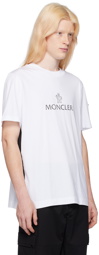 Moncler White Bonded T-Shirt