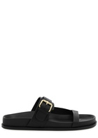 A.emery Prince Leather Sandals Black