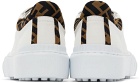 Fendi White Canvas 'Fendi Force' Sneakers